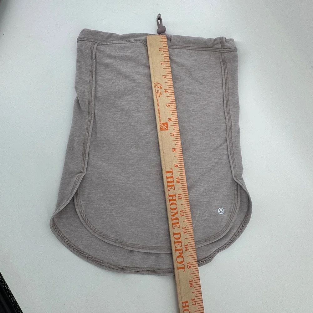 Lululemon Run Fast Neck Warmer‎ Gaiter Heathered Mauve OS Adjustable Cinch OS